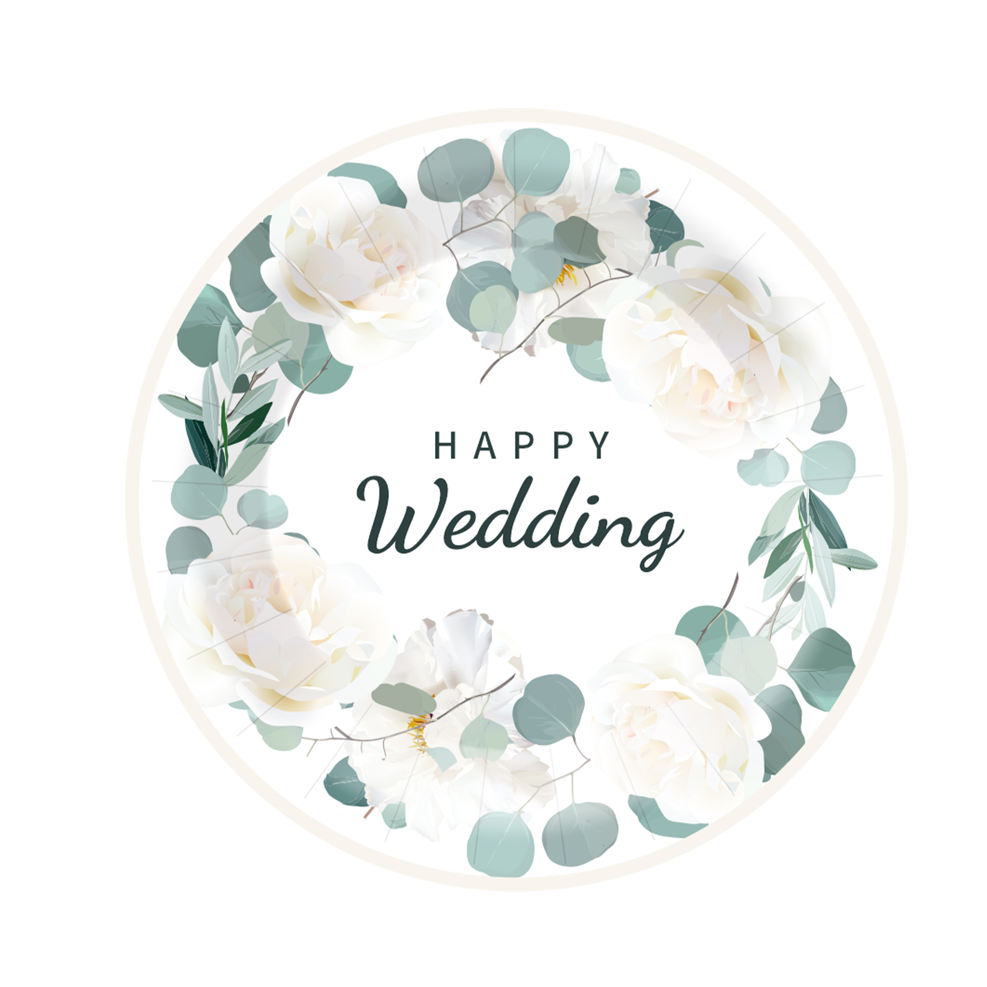 Plato de papel de 9 pulgadas * 8 piezas