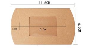 Tùy chỉnh in ấn Kraft Bìa Gối hộp cửa sổ cho xà phòng bao bì - Product Image 5