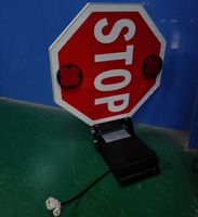 Panneau de signalisation LED pour arrêt de bus scolaire, personnalisable, vente en gros, directement de l'usine, avec bras automatique et feux de circulation électroniques