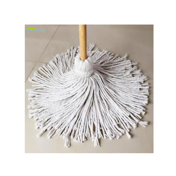 Hot Selling Cloth Mop Head Standard Size Round Shape Magic Microfiber Cleaning Mop Head Refill Replacement Head