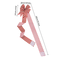 Decoración Personalizada para Puerta de Chimenea, Lazos y Cintas Rojas para Puerta de Armario, Decoración Navideña para el Año Nuevo Chino y el Festival de Primavera
