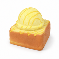 Jouet Squishy en Mousse PU Souple à Remontée Lente, Thème Glace à la Crème, Anti-Stress et Décompression pour Adultes, Vente en Gros