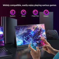 Écran portable LCD IPS 15,6 pouces HDR 2K 144Hz avec interface Type C, luminosité 300cd/m², 100% sRGB pour le jeu