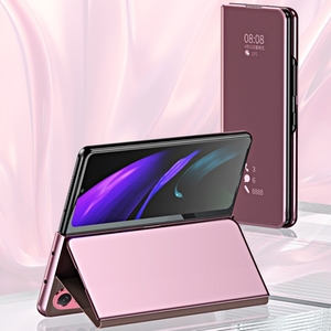Étui de téléphone portable de luxe avec rabat miroir, coque en PC antichoc, support magnétique pour Z Fold6/Z Fold5/Z Fold4/Z Fold3 - Product Image 2