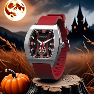 Montres automatiques avec tourbillon, style boîtier tonneau, bracelet en caoutchouc, montres mécaniques pour hommes, livraison gratuite - Product Image 2