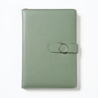 A5 personnalisé planificateur quotidien d'auto-amélioration nouveau Design logo en relief PU cuir couverture rigide Journal feuille d'or fil à coudre
