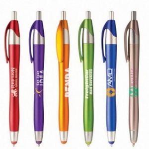 Bolígrafos Metálicos 2 en 1 Duraderos con Punta Mediana, Tinta Negra y Puntas para Pantallas Táctiles - Product Image 4