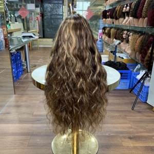 Perruque de cheveux de haute qualité SDD en couleur piano, 30 pouces, vague corporelle, perruque personnalisée avec dentelle transparente 13*4 - Product Image 2