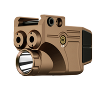 Lunette de visée Masterway MM-33 BL en aluminium usiné CNC avec LED de chasse et laser rouge/vert, combo durable, mini, double point lumineux