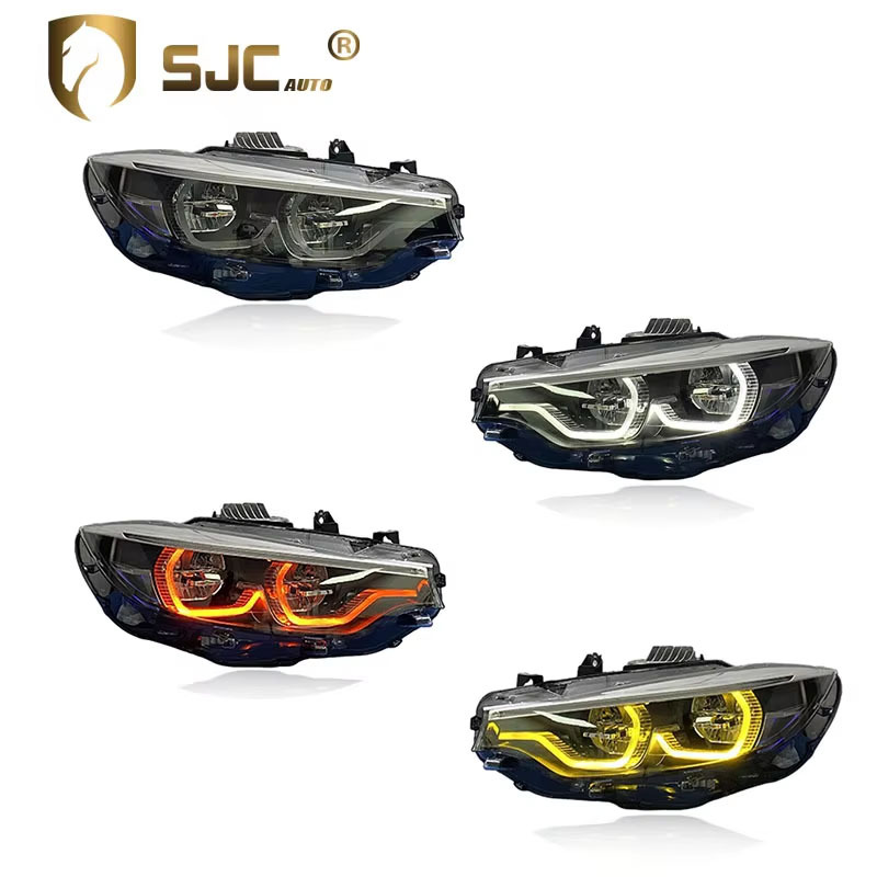 Sjc Auto Exclusive V3 Original Silver LED Headlight For BMW F32 F33 F36 F80 F82 Yellow White Red DRL