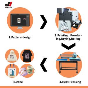 <span class=keywords><strong>A3</strong></span> 백색 잉크 DTF 프린터 300mm 의류 섬유 인쇄 고정밀 고속 산업 설비를위한 올인원 공기 정화 - Product Image 5