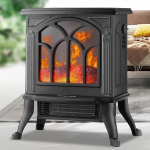 Calentador de <span class=keywords><strong>chimenea</strong></span> eléctrico para el hogar europeo, <span class=keywords><strong>estufa</strong></span> de aire caliente Vertical de llama simulada 3D, 2000W, protección contra sobrecalentamiento de bajo consumo - Product Image 3