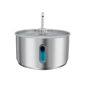 <span class=keywords><strong>Fontaine</strong></span> à <span class=keywords><strong>eau</strong></span> électrique pour animaux de compagnie 4L, en acier inoxydable 304, avec double robinet, pompe <span class=keywords><strong>silencieuse</strong></span> USB 5V, pour <span class=keywords><strong>chat</strong></span> et chien, vente en gros OEM - Product Image 1