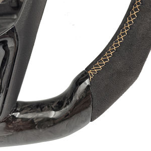 Volante Personalizado de Alcántara y Fibra de Carbono Forjada para Seat Leon <span class=keywords><strong>Cupra</strong></span> MK3 Facelift 2019- - Product Image 4