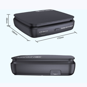 Portable <b>Car</b> <b>CD</b> DVD <b>Player</b> Wireless CarPlay Android Auto USB Media Box - Product Image 2