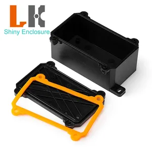 90*50*40mm IP68 Outdoor Waterproof Black PC Plastic Enclosure Instrument Control Case Electronic Protect Junction Box