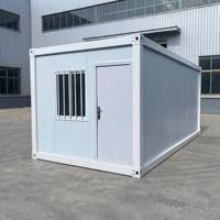 Casa Prefabricada de Construcción Rápida, Casa Contenedor Modular Plegable de 20 pies/40 pies, Casa Contenedor Pequeña y Plegable para Camping, Oficina en Casa