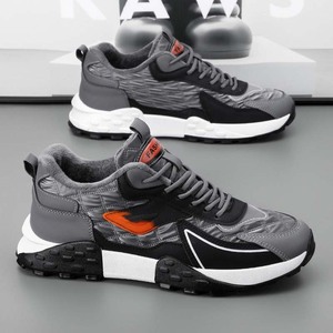 Toptan Su Geçirmez Geri Dönüştürülebilir Kışlık Bağcıklı Büyük Beden Genç Modası Fitness Yürüyüş Tarzı Spor Salonu Spor Ayakkabıları Erkekler İçin - Product Image 3