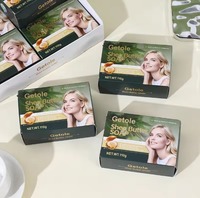 Savon au lait de karité 110g, savon neutre, nettoyage doux aux herbes