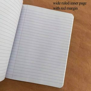 Cuaderno de composición de tapa dura con estampado de mármol, 100 hojas, con renglones anchos, para la universidad, oficina y escritura. - Product Image 3