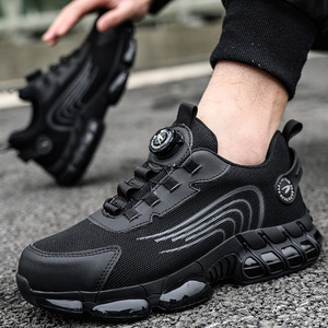 New Safetys <b>Shoe</b> Rotating Button <b>Work</b> <b>Shoes</b> <b>Men</b> Anti-smash Anti-puncture <b>Shoes</b> Fashion <b>Men</b> Sport <b>Shoes</b> Security Protective Boots - Product Image 3