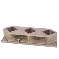 Moule cube en laiton béton, 3 boutons, livraison gratuite