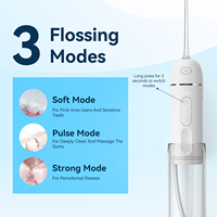 Appareil dentaire électrique sans fil, fil dentaire irrigateur IPX7 Jet d'eau Pick OEM ODM Oral Care Irrigator Households Water Flosser