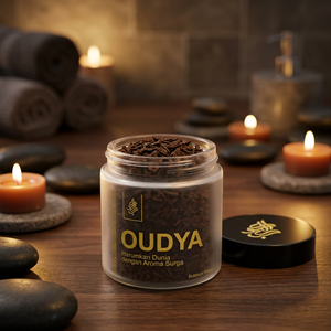 Bukhoor Oudya 50g, Incienso Exquisito con Aroma Denso y Concentrado, de Larga Duración, Combustión Lenta, Aroma Invernal - Product Image 2