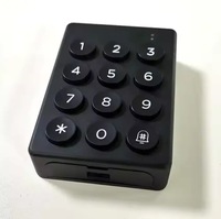 Clavier de porte sans fil TT Lock avec USB de type C et 4 piles, clavier de contrôle d'accès intelligent compatible avec l'application TT Lock