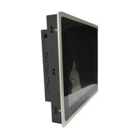 TOP Usines Personnalisé 12.1 15.6 27 32 Pouces HDMI Robuste Montage Sur Panneau Capacitif HD TFT IPS Moniteur À Écran Tactile LCD De Qualité Industrielle