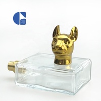 Vente en gros de bouchons de bouteilles de parfum animaux 12 zodiaque chinois 15mm en or couvercles de parfum accessoires de conteneurs cosmétiques