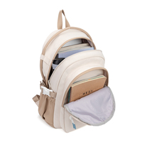 Sac à dos d'affaires de luxe personnalisé en gros, imperméable, pour ordinateur portable, 15,6 pouces, sac à dos décontracté pour ordinateur portable pour hommes