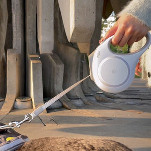 Produsen grosir kerah anjing ringan dapat dipanjangkan, latihan traksi otomatis mewah awet dengan LED - Product Image 6