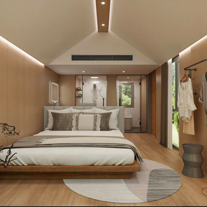 KHÁCH SẠN di động sang trọng xây dựng khu nghỉ mát nhà sẵn sàng để tàu prefab tàu viên nang cabin cho nhà nghỉ hoặc nơi cư trú di động - Product Image 6