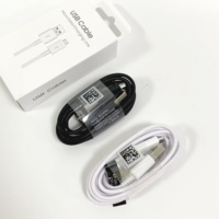 Kabel pengisi daya USB mikro V8 Android, kabel ponsel kualitas asli 100% untuk Samsung S6 S7 Note4 S4 S3 1.2M