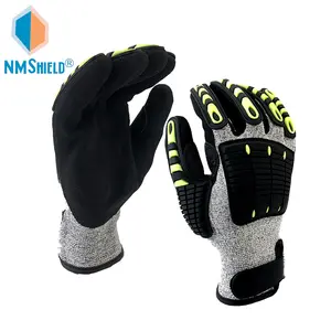 NMSHIELD Sandy Nitril Gecoate Olieveld Anti-Slip Snijbestendige TPR Impact Handschoenen Mechanicienshandschoen - Product Image 2