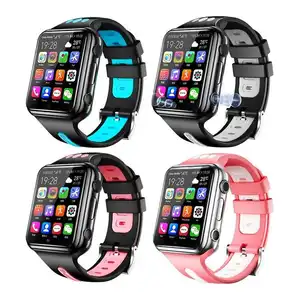 Dual HD camera smart watch free APP download LBS WIF GPS live location tracker kids w5 4g smart watch