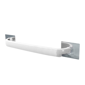 Household Double Tier Towel Rack Plastic Wall-mounted <b>Hook</b> Type Bathroom <b>Shelf</b> - Product Image 1