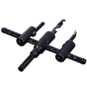 Perforateur réglable de type aéronautique pour le perçage du bois, du cloison sèche et du plastique ; <span class=keywords><strong>Alésoir</strong></span> pour luminaires encastrés (120mm/200mm) - Product Image 1