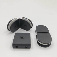 Clip de fixation rond pour garde-corps en verre sans cadre, en acier inoxydable 304 316 2205, poteau de main courante d'escalier, pince en D pour verre