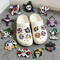 Sabot d'Halloween avec boucle détachable, en caoutchouc souple PVC, chaussures de jardin pour décoration DIY, style unisexe