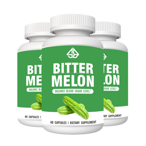 Cápsulas de Extracto de Melón Amargo OEM, 60 Cápsulas, Suplemento Natural Detox y Adelgazante para la Salud de la Mujer - Product Image 1