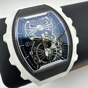 Top-level design racing car-shaped luxurious hollow mechanical <b>watch</b>, square luminous automatic waterproof <b>watch</b> - Product Image 1