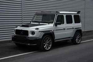 Kit de Carrocería de Fibra de Carbono Estilo G800 para <span class=keywords><strong>Mercedes</strong></span>-Benz W465 <span class=keywords><strong>G63</strong></span> 2025+, Actualización Facelift B800, Parachoques, Capó y Alerón - Product Image 6