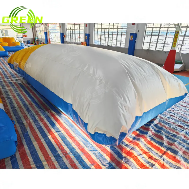 Lago Jogo De Esporte PVC Travesseiro De Salto Flutuante Catapulta De Água Inflável Blob Inflável Lago Blob De Água Inflável