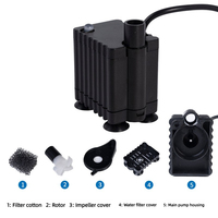 Pompe de filtration à aspiration par le bas pour aquarium, sans eau, anti-incendie, à arrêt automatique, pour fontaine à coton filtrant