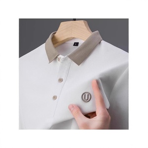 Exclusivité transfrontalière Été 2026 Chemise brodée pour <span class=keywords><strong>homme</strong></span>, style décontracté et respirant, à manches courtes, pour jeunes et hommes d'affaires d'âge moyen - Product Image 6