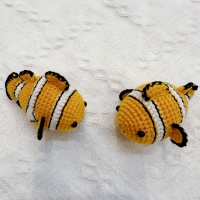 Pendentif en crochet de créature marine mignonne tricotée à la main, de haute qualité, pour la décoration intérieure, entièrement fait main, pour adultes