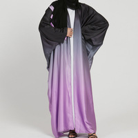 Vente en gros d'usine Abaya musulmane traditionnelle élégante de Dubaï pour femmes Cardigan plissé Robe nationale arabe pour adultes ethniques