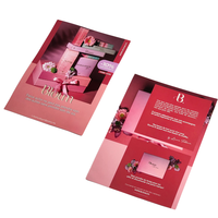 Impression personnalisée en papier couché Flyer Impression de brochures pour la publicité Activités à prix réduit Flyer pour le magasin de fleurs d'affaires